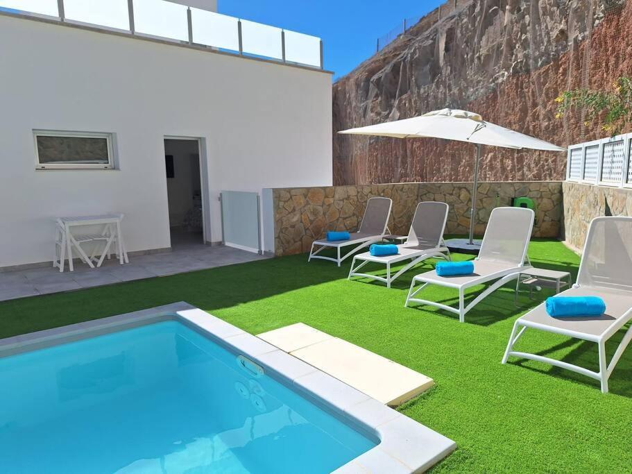 Malibu Mogan Secret Pool Villa - Piscina Privada Y Climatizada - Exclusive Heated Pool La Playa de Tauro Zewnętrze zdjęcie