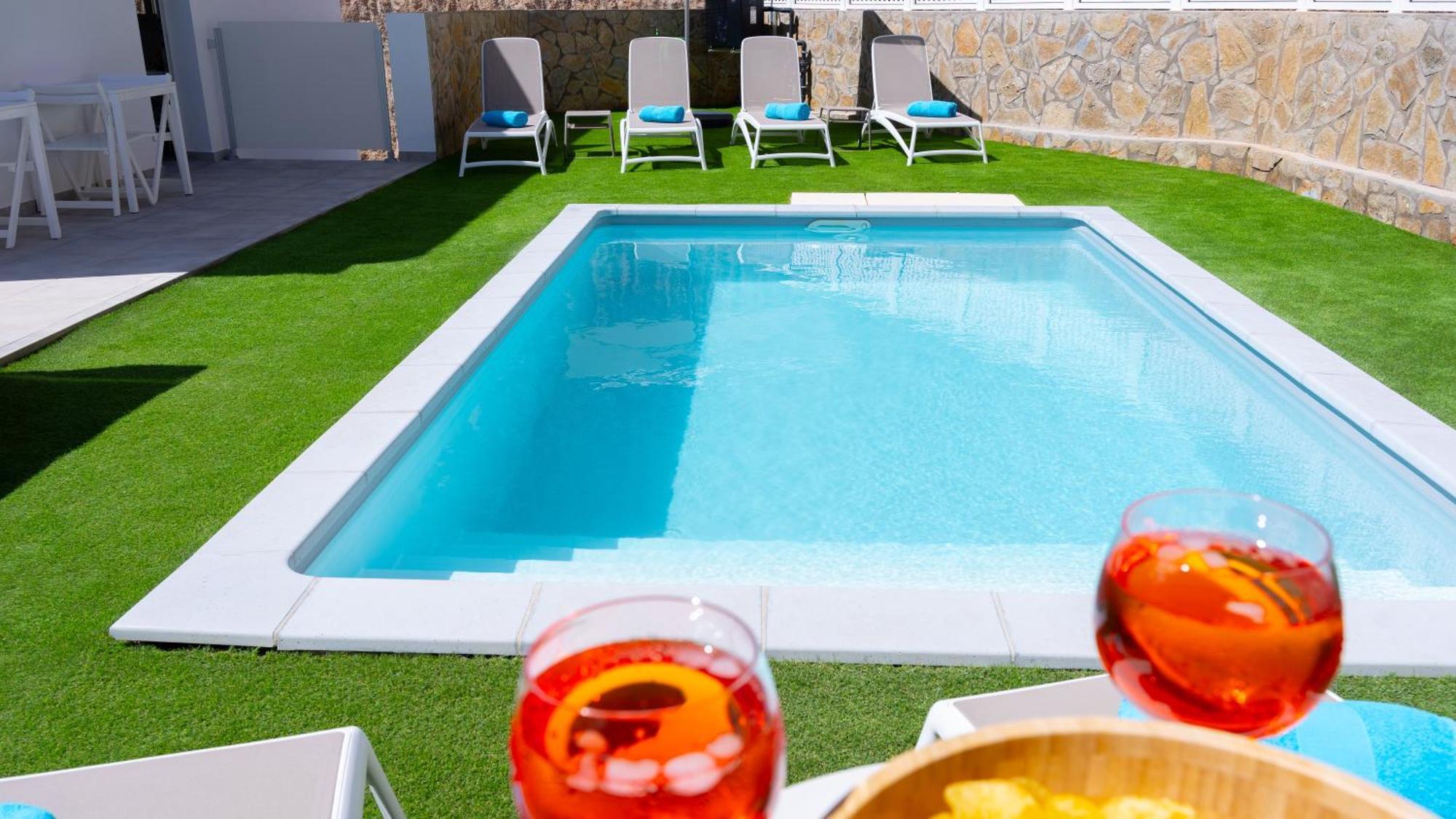 Malibu Mogan Secret Pool Villa - Piscina Privada Y Climatizada - Exclusive Heated Pool La Playa de Tauro Zewnętrze zdjęcie