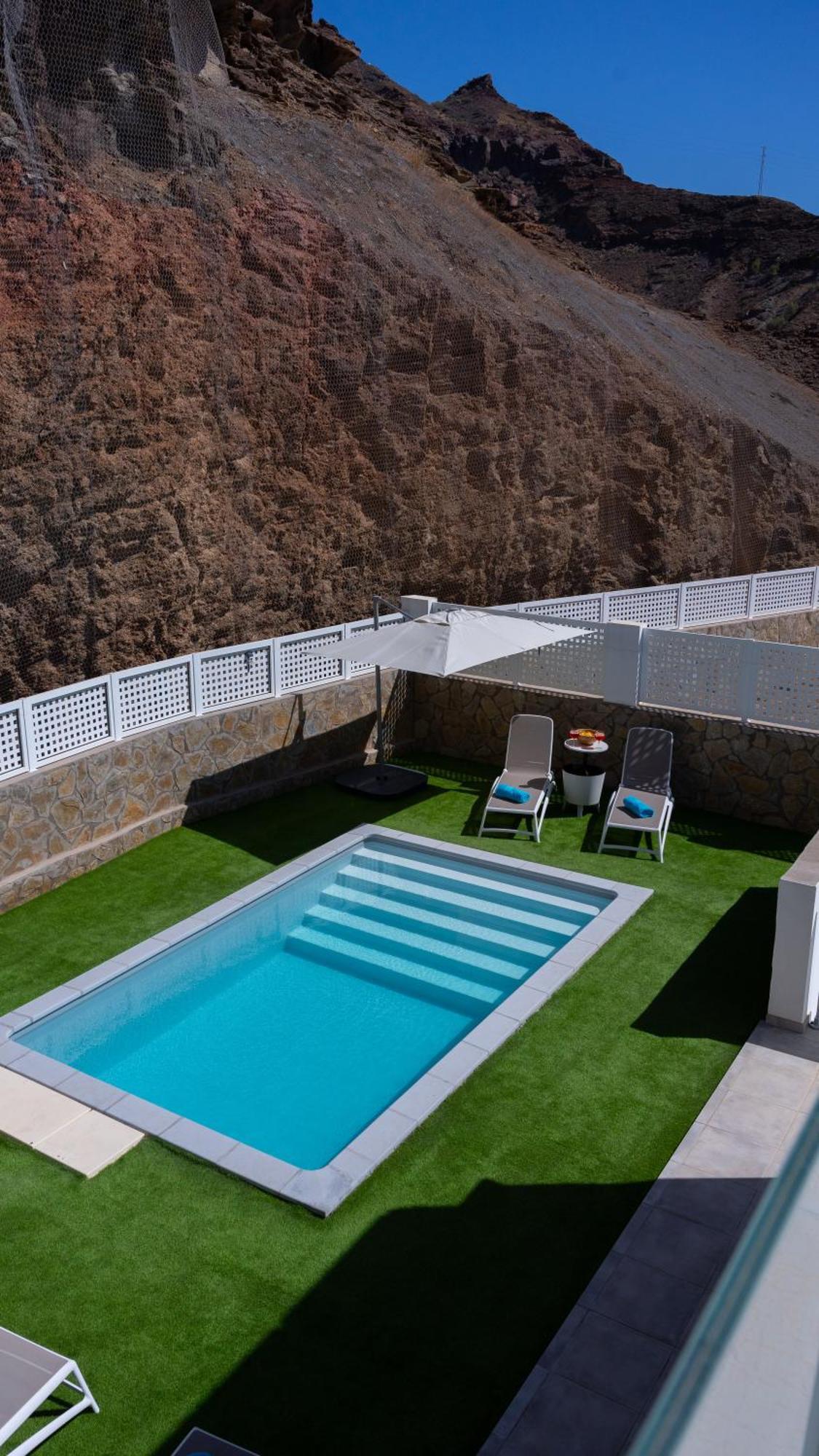 Malibu Mogan Secret Pool Villa - Piscina Privada Y Climatizada - Exclusive Heated Pool La Playa de Tauro Zewnętrze zdjęcie